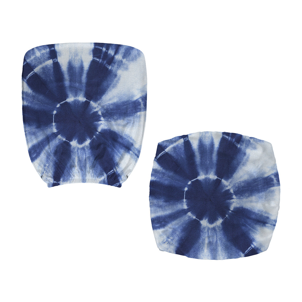 Tie Dye Shibori Print Office Chair Cover