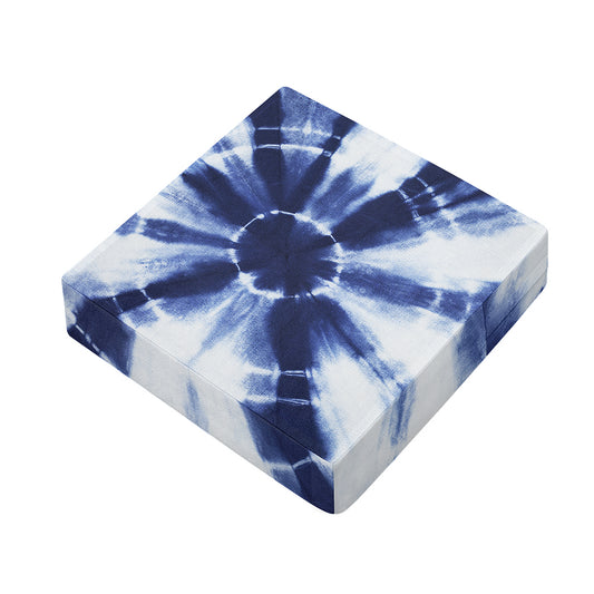 Tie Dye Shibori Print Outdoor Seat Cushion Cover