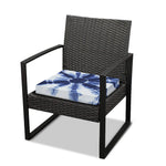 Tie Dye Shibori Print Outdoor Seat Cushion Cover
