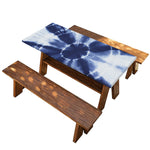 Tie Dye Shibori Print Picnic Table Cover