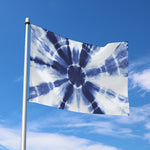 Tie Dye Shibori Print Polyester Flag
