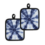 Tie Dye Shibori Print Pot Holders