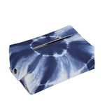Tie Dye Shibori Print Rectangle Tissue Box Cover