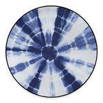 Tie Dye Shibori Print Round Floor Mat