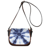 Tie Dye Shibori Print Saddle Bag