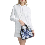 Tie Dye Shibori Print Shoulder Handbag