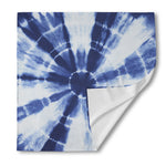 Tie Dye Shibori Print Silk Bandana