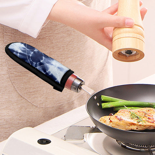 Tie Dye Shibori Print Skillet Handle Cover