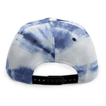 Tie Dye Shibori Print Snapback Cap