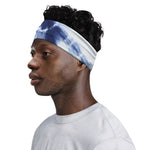 Tie Dye Shibori Print Sports Headband