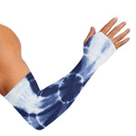 Tie Dye Shibori Print Sun Protection Arm Sleeves
