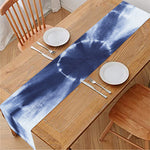 Tie Dye Shibori Print Table Runner