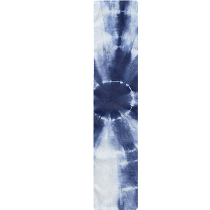 Tie Dye Shibori Print Table Runner