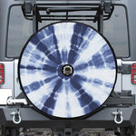Tie Dye Shibori Print Tire Cover With Camera Hole