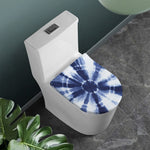Tie Dye Shibori Print Toilet Lid Cover