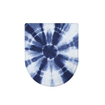 Tie Dye Shibori Print Toilet Lid Cover