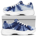Tie Dye Shibori Print White Chunky Shoes