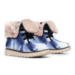 Tie Dye Shibori Print Winter Boots