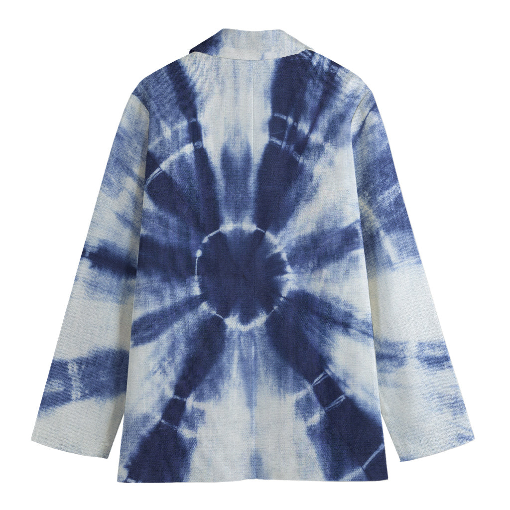 Tie Dye Shibori Print Women's Blazer