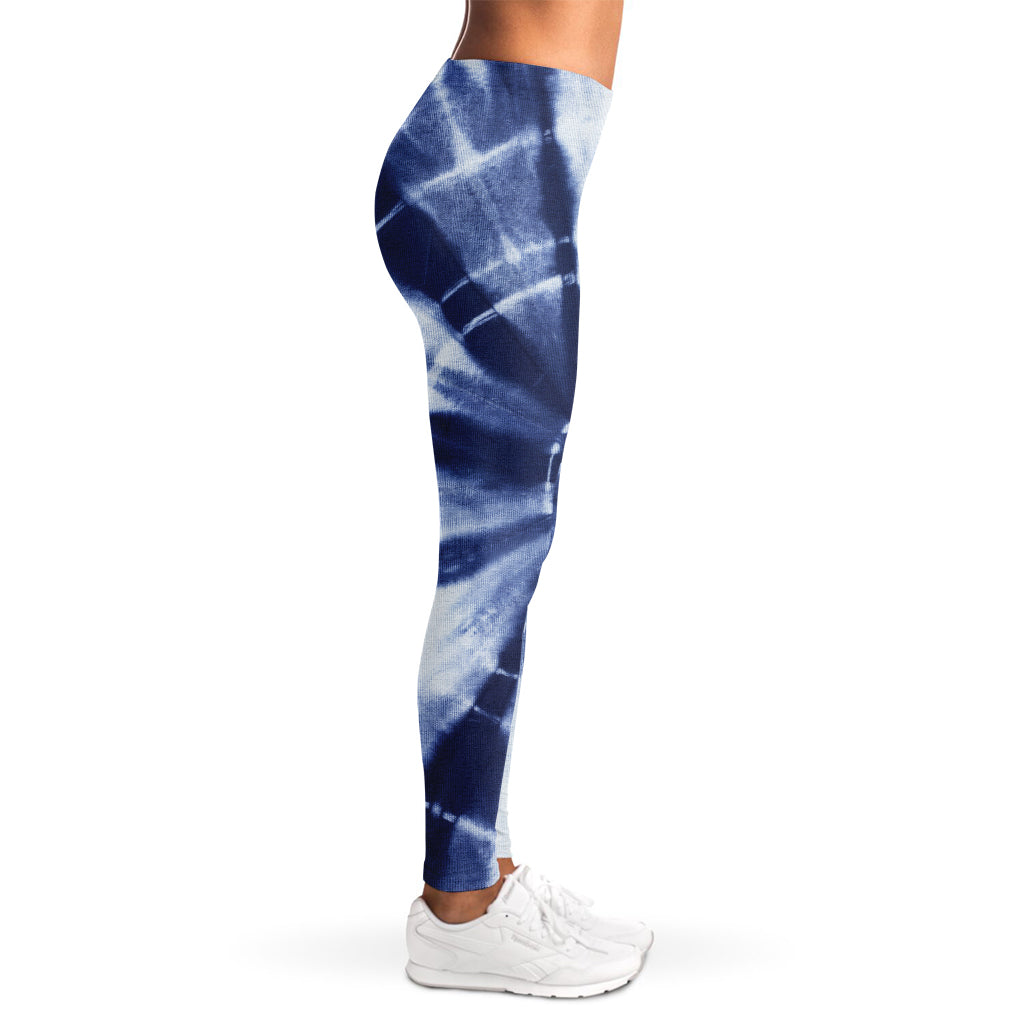 Tie Dye Shibori Print Women's Leggings