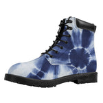 Tie Dye Shibori Print Work Boots
