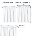 Shiny Sun Pattern Print Tier Curtains