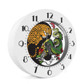 Tiger And Dragon Yin Yang Print Alarm Clock