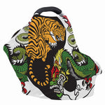 Tiger And Dragon Yin Yang Print Baby Seat Cover