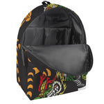 Tiger And Dragon Yin Yang Print Backpack