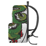 Tiger And Dragon Yin Yang Print Backpack