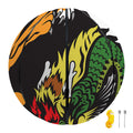 Tiger And Dragon Yin Yang Print Basketball