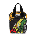 Tiger And Dragon Yin Yang Print Bible Tote Bag