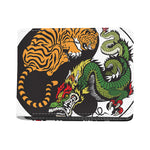 Tiger And Dragon Yin Yang Print Bifold Wallet