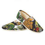Tiger And Dragon Yin Yang Print Casual Shoes