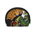 Tiger And Dragon Yin Yang Print Coin Purse