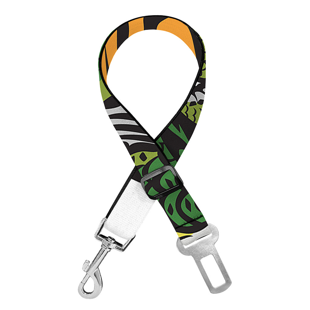 Tiger And Dragon Yin Yang Print Dog Seat Belt