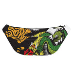 Tiger And Dragon Yin Yang Print Fanny Pack