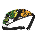 Tiger And Dragon Yin Yang Print Fanny Pack