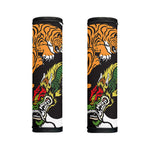 Tiger And Dragon Yin Yang Print Handle Covers