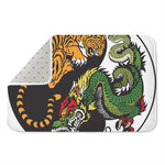 Tiger And Dragon Yin Yang Print Indoor Door Mat