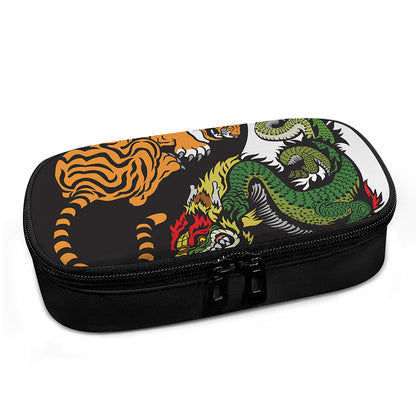 Tiger And Dragon Yin Yang Print Insulin Cooler Travel Case