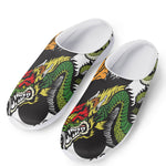 Tiger And Dragon Yin Yang Print Mesh Casual Shoes