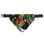 Tiger And Dragon Yin Yang Print Over The Collar Dog Bandana