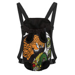 Tiger And Dragon Yin Yang Print Pet Carrier Backpack