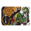 Tiger And Dragon Yin Yang Print Placemat