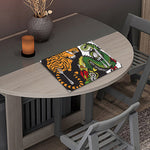 Tiger And Dragon Yin Yang Print Placemat