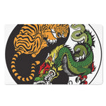 Tiger And Dragon Yin Yang Print Polyester Doormat