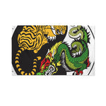 Tiger And Dragon Yin Yang Print Polyester Flag
