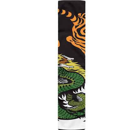 Tiger And Dragon Yin Yang Print Table Runner