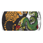 Tiger And Dragon Yin Yang Print Towel